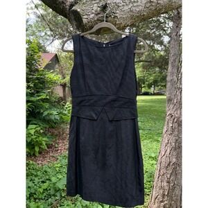 ALEXANDER WANG Black sleeveless Cocktail Mini Dress/ Structured Waist Size 6